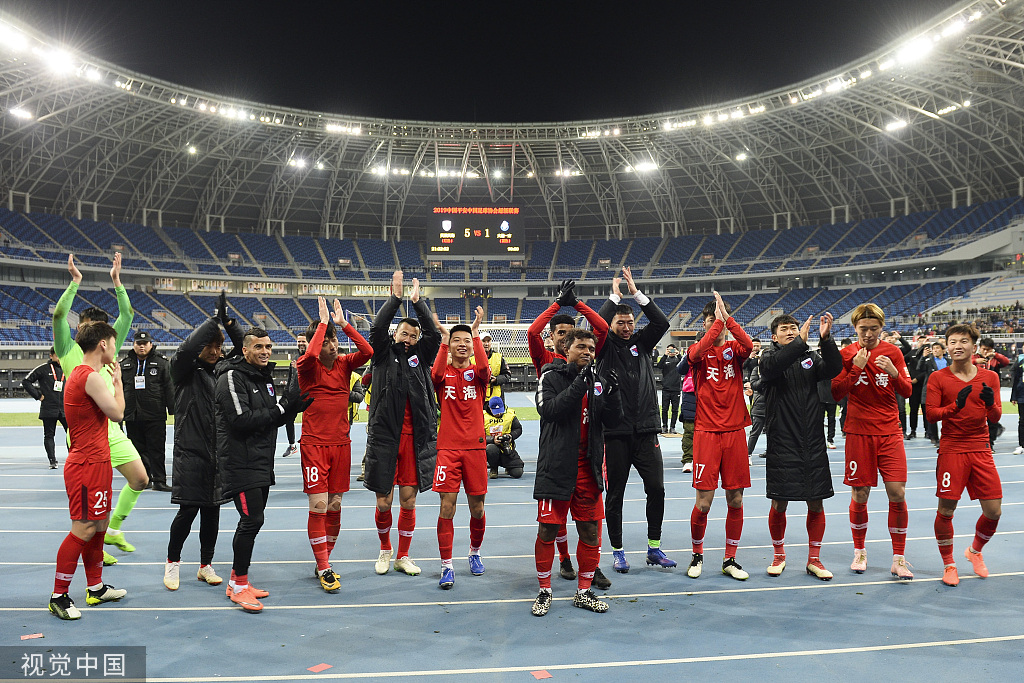 九游娱乐-包含天津天海将对阵大连一方，双方斗志昂扬的词条