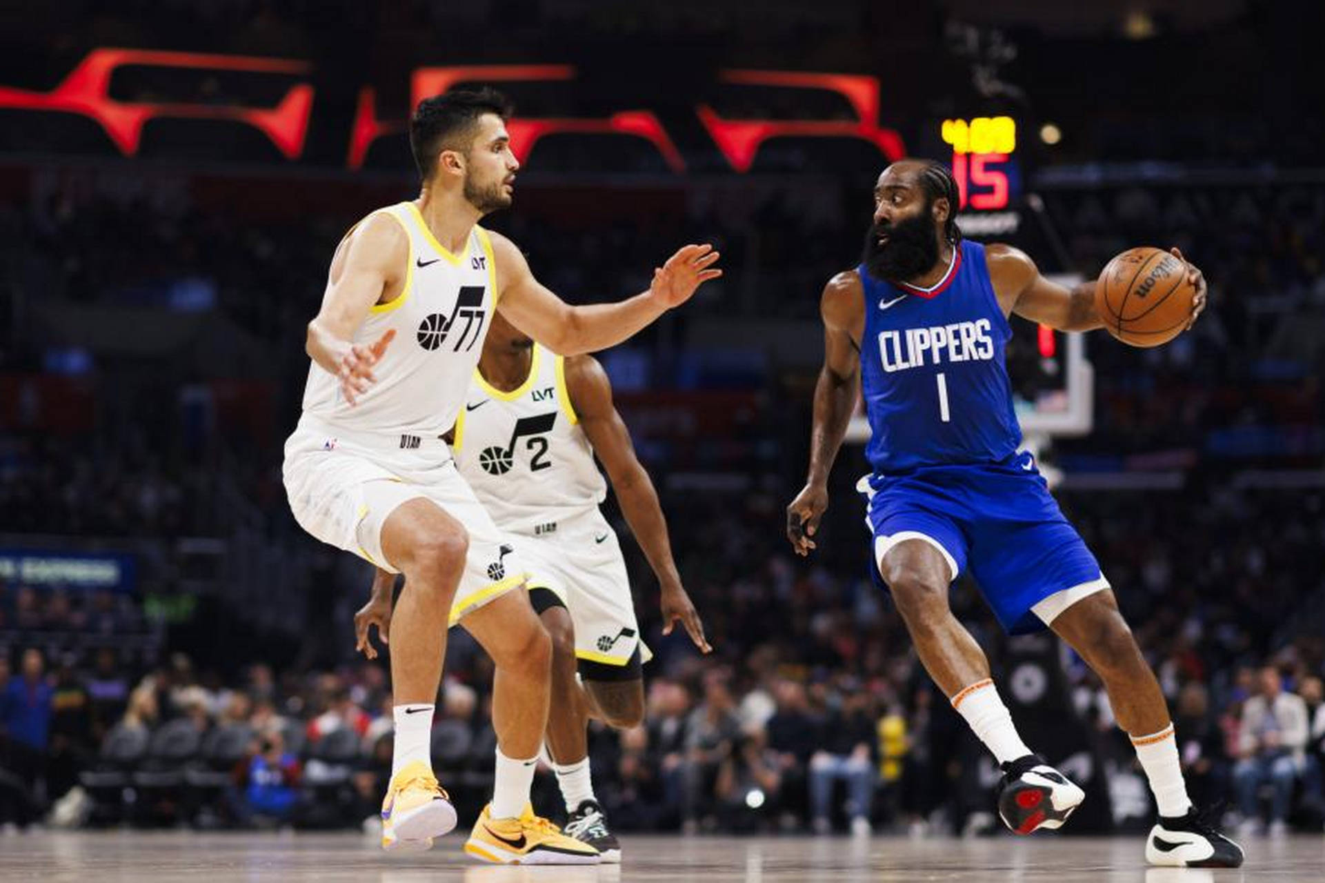 九游娱乐网站-关于快船客场不敌爵士结束五连胜的信息